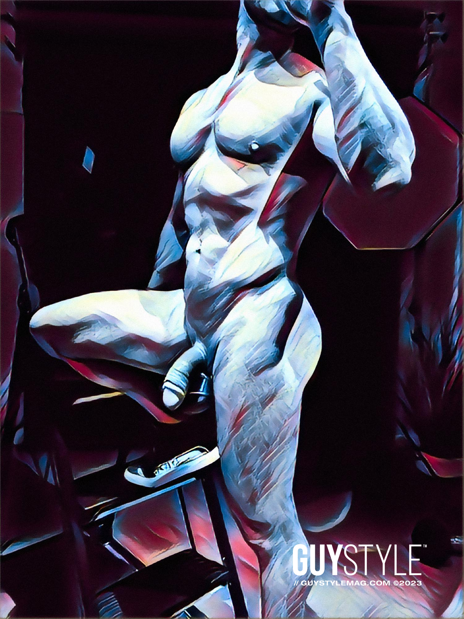 From Antiquity to AI: The Timeless Journey of Homoerotic Art and its Modern Evolution with Maxwell Alexander – Erotic Gay Art – Phallus Art – Nude Gay Art