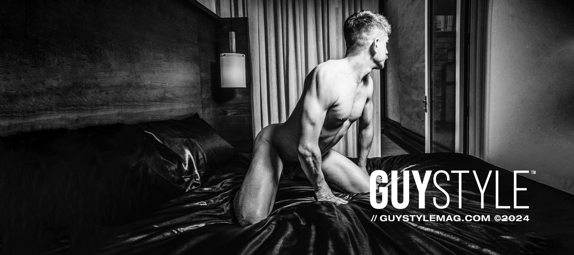 Trevor Dalton for the GUY STYLE MAG – Male Boudoir Photography – Men's Boudoir – Nude Male Magazine – Naked Gay Man – Nude Gay Photography