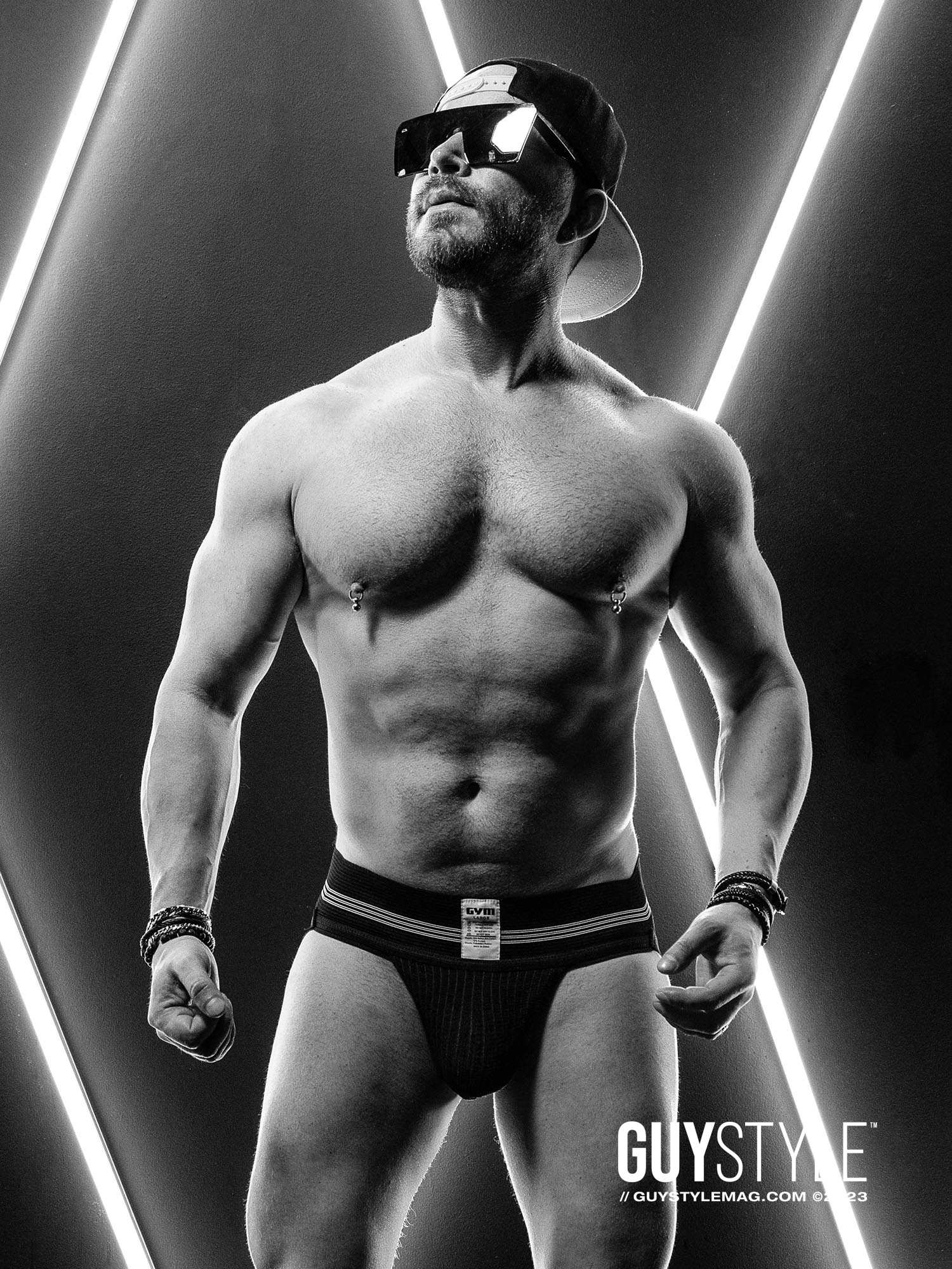 The Classic GYM Jockstrap: Athletic Elegance and Hefty Bulge Redefined – Men's Underwear Reviews with Fitness Model Maxwell Alexander