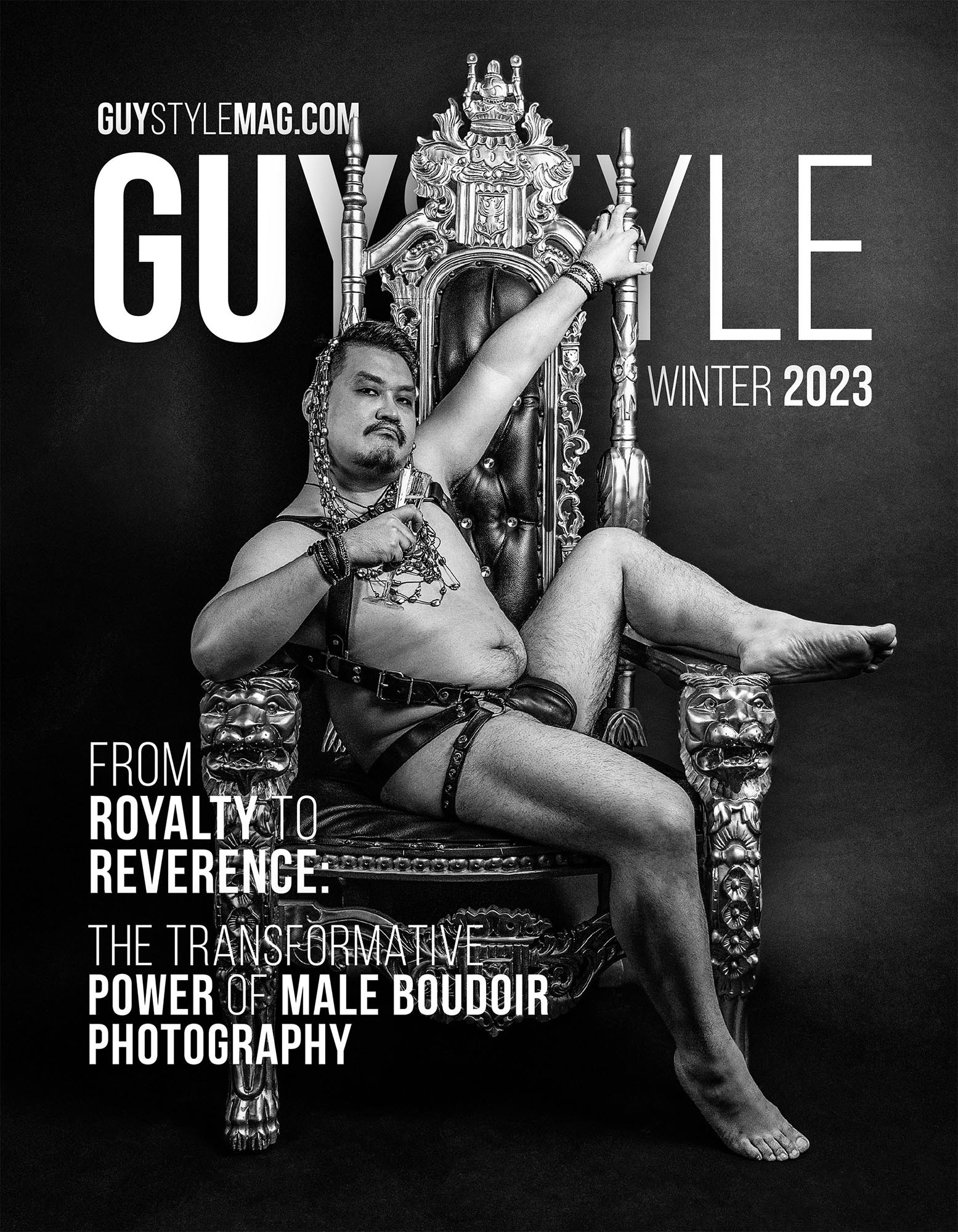 From Royalty to Reverence – The Transformative Power of Male Boudoir Photography": Introducing the First Print Edition of GUY STYLE MAGAZINE