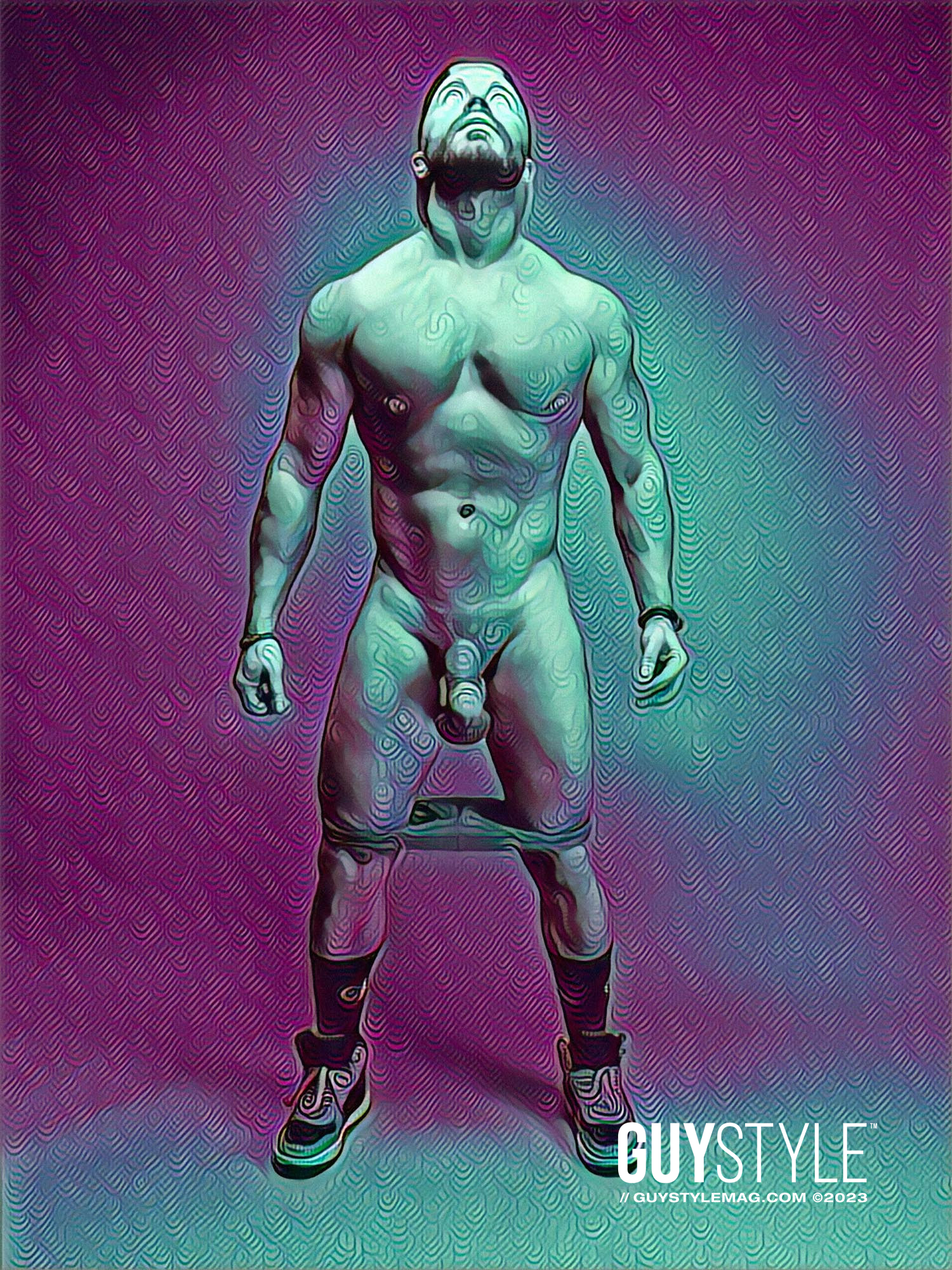 Fine Cock Art Drop – Homoerotic Art by Maxwell Alexander ©2023 MAXWELL ALEXANDER