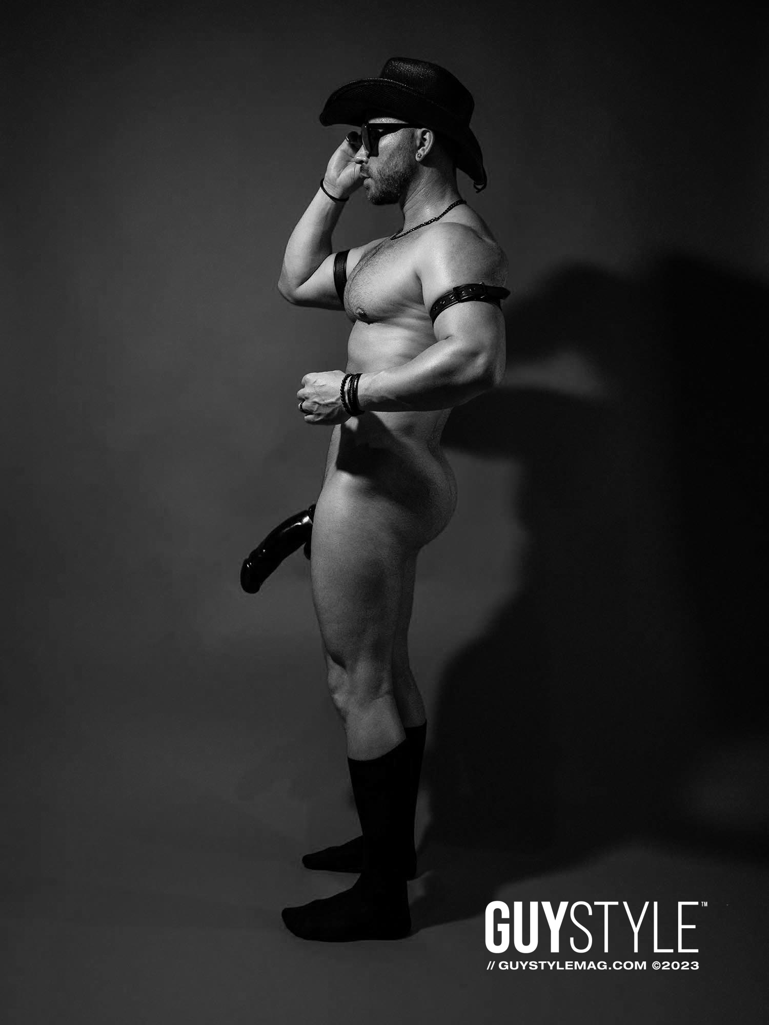 Big Apple Buckaroo ft. Cocky Cowboy - Male Boudoir Photoshoot by Photographer, Artist, Activist, and Fitness Model Maxwell Alexander – NYC Men's Boudoir