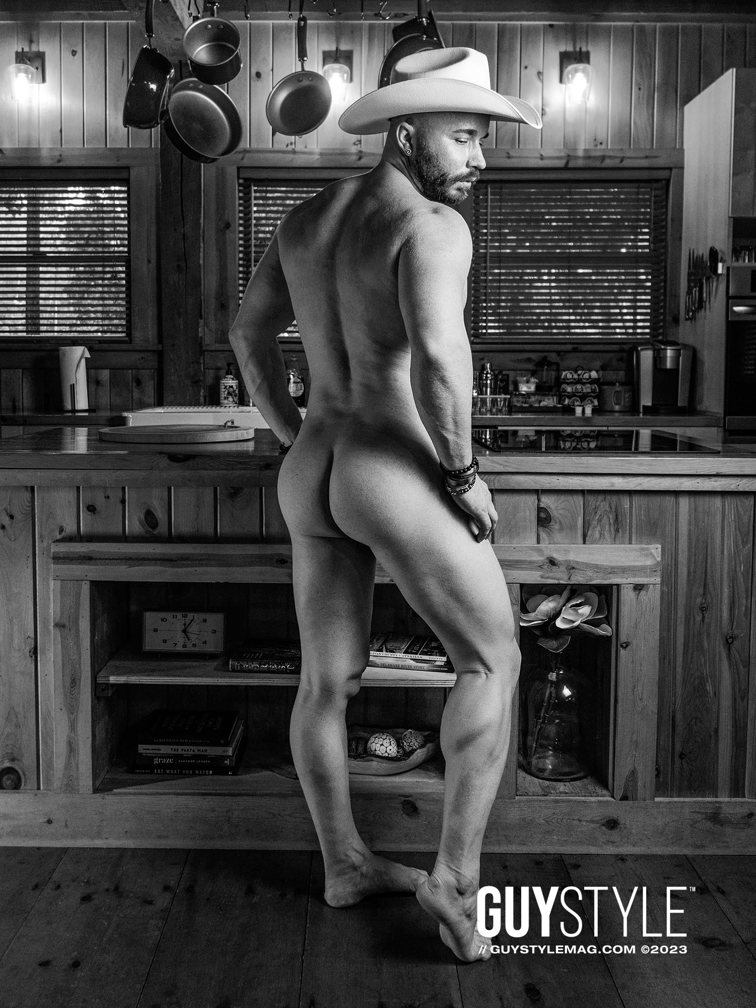 Cabin and the Woods – A Sensuous Male Boudoir Photo Story ft. Cocky Cowboy – Fine Art Male Boudoir Photography by Maxwell Alexander