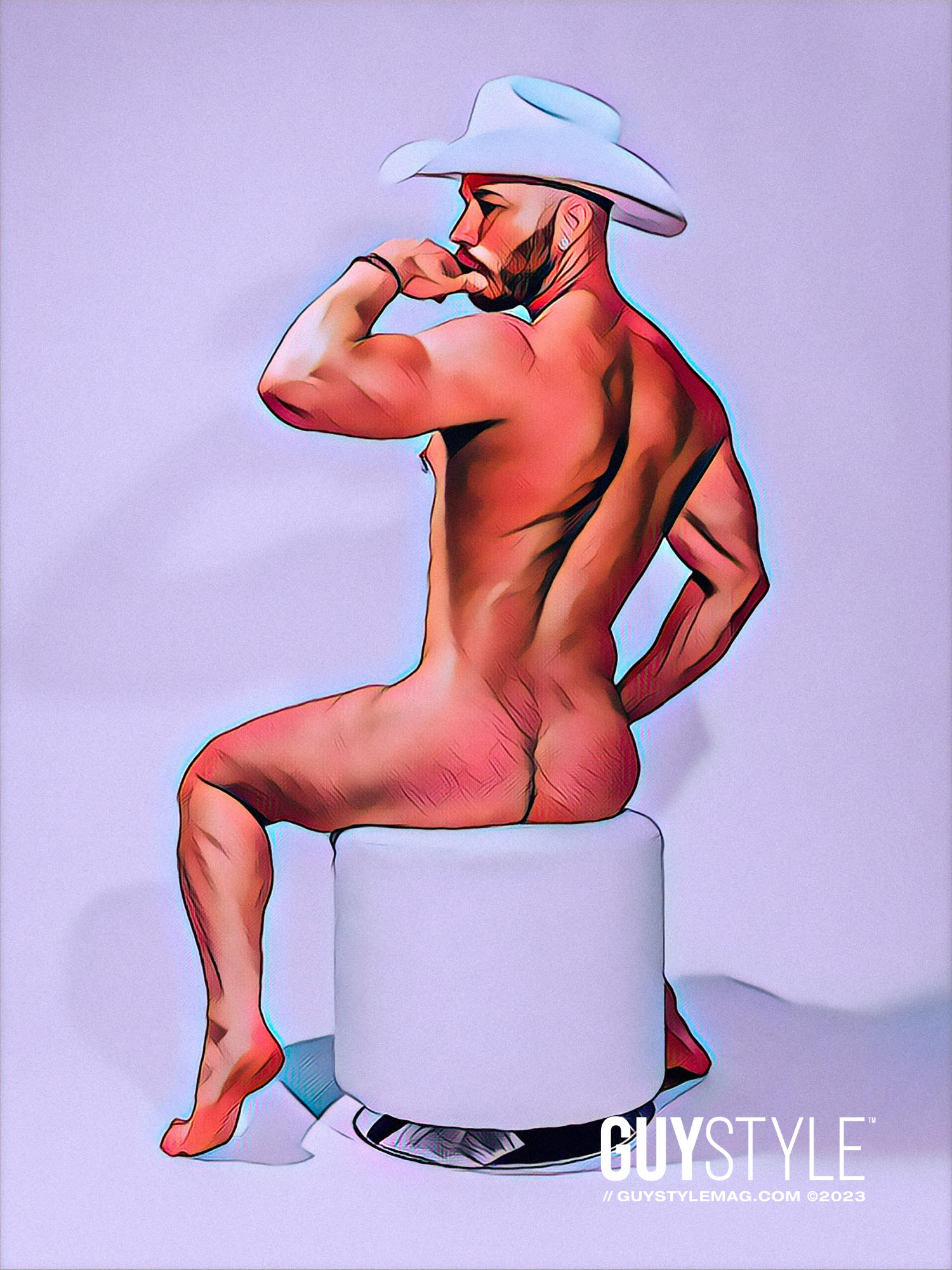 Exploring #FRESH and Provocative Homoerotic Digital Art Drop by Queer Artist Maxwell Alexander – Presented by HARD NEW YORK Queer Art Prints