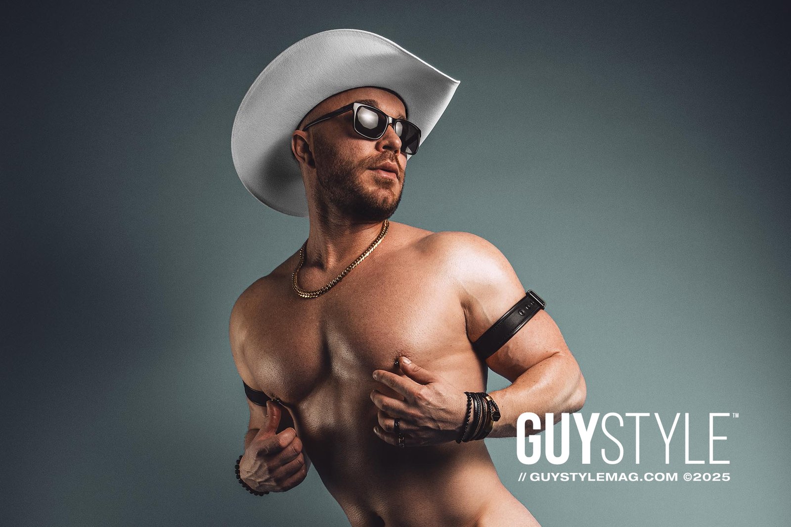 Teal Temptations - Uncensored Male Boudoir Photoshoot by Maxwell Alexander
